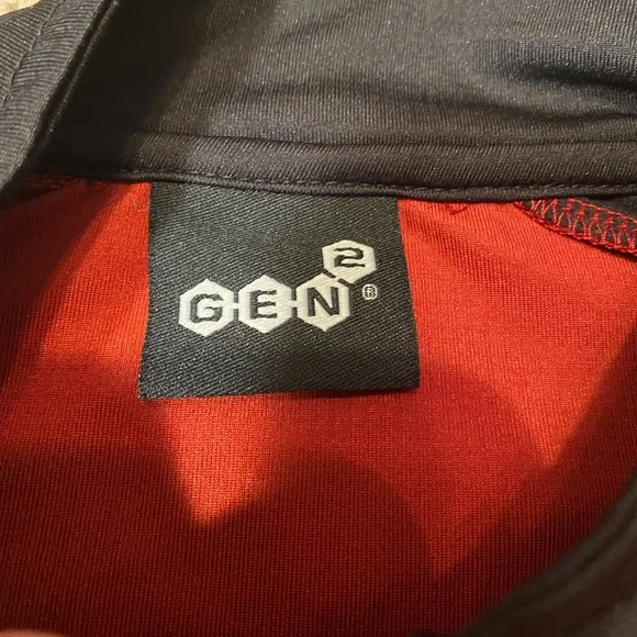 Alabama Crimson Tide GEN2 Quarter Zip Pullover Red Black Long Sleeve Mens Medium - Picture 4 of 9